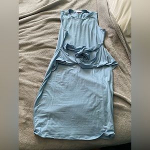 Pink lily wrap dress